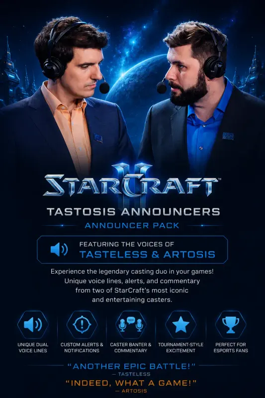 StarCraft II - Announcer Tastosis DLC — Battle.net, Standard