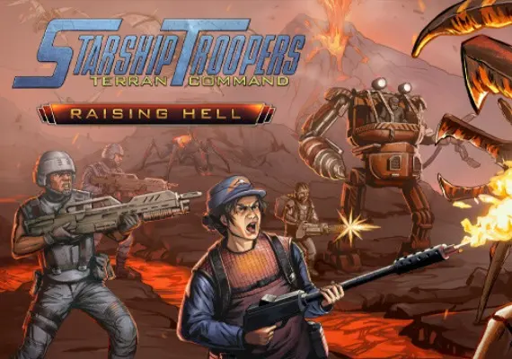 Jaquette de Starship Troopers: Terran Command - Raising Hell DLC EN — DLC PC (Steam)