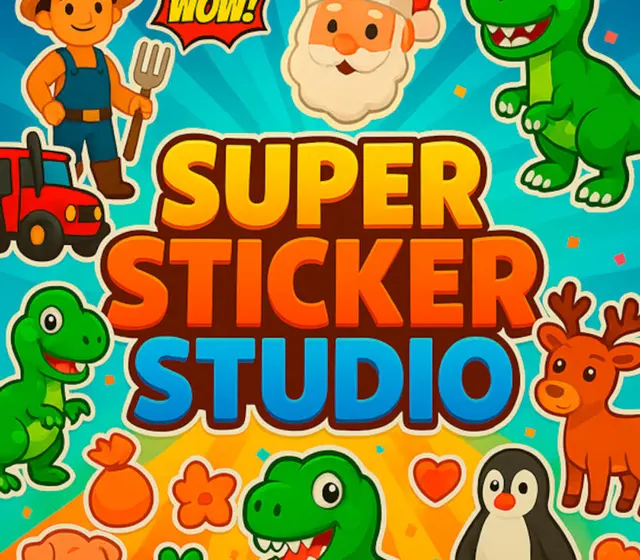 Super Sticker Studio - Creative Fun for Everyone — Steam, Standard