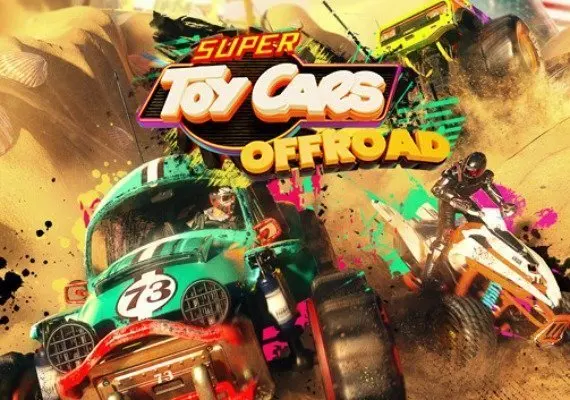 Jaquette de Super Toy Cars Offroad EN/DE/FR/IT/PT/ES — jeu PC (Steam)