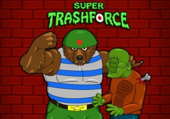 Jaquette de Super Trashforce EN — jeu PC (Steam)