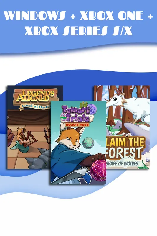 Temari Trials: Dojo + Claim the Forest: Shape + Legends Aligned: Land (Bundle) — Xbox Live, Standard