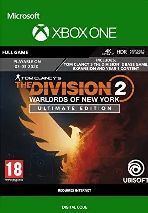 The Division 2 - Warlords of New York - Ultimate Edition — Xbox One, Ultimate Edition