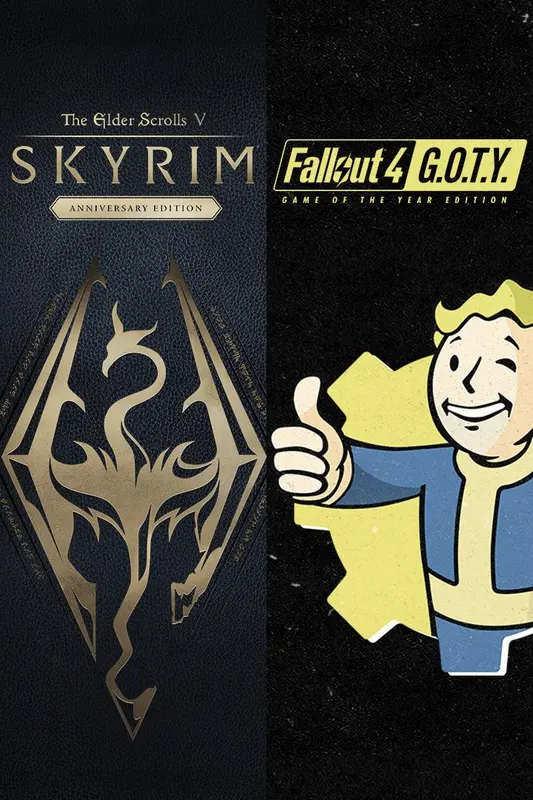 The Elder Scrolls V: Skyrim Anniversary Edition and Fallout 4 G.O.T.Y Bundle — Steam, Anniversary Edition