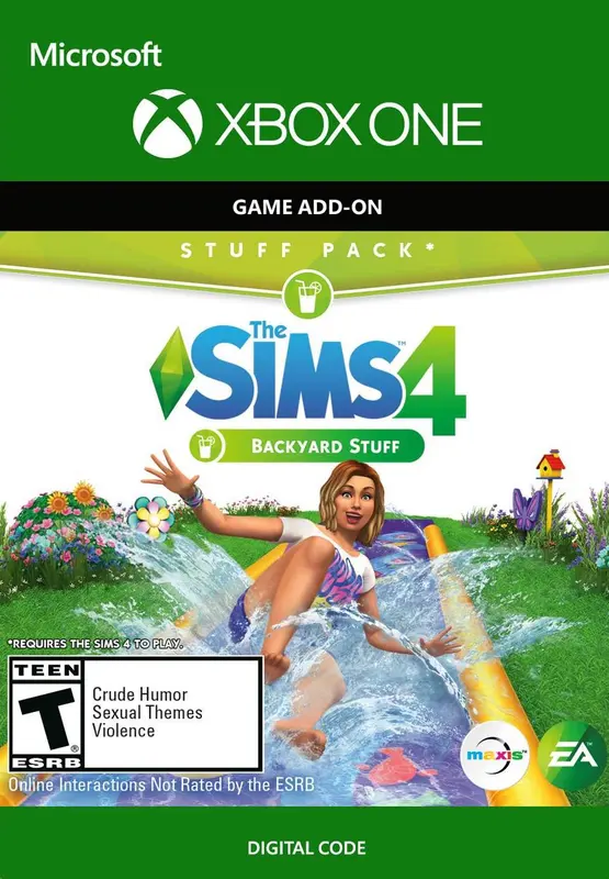 The Sims 4: Backyard Stuff (DLC) — Xbox One, Standard