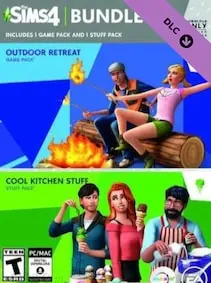 The Sims 4: Bundle Pack: Outdoor Retreat and Cool Kitchen Stuff Pack — EA app, Standard