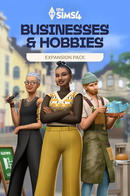 The Sims 4 Businesses and Hobbies Expansion Pack DLC — EA app, Standard