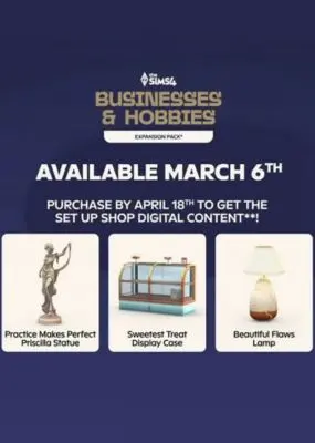 The Sims 4 Businesses & Hobbies Pre-Order Bonus (DLC) — EA app, Standard