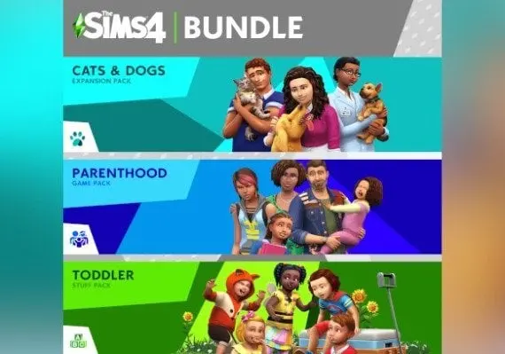 The Sims 4: Cats and Dogs + Parenthood + Toddler Stuff - Bundle DLC EN — Xbox One / Xbox Series X|S, Standard