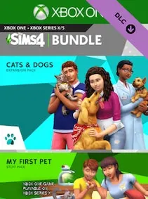 The Sims 4 Cats and Dogs Plus My First Pet Stuff Bundle — Xbox One, Standard