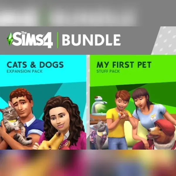 The Sims 4 Cats & Dogs Plus My First Pet Stuff Bundle (DLC) — Xbox One / Xbox Series X|S, Standard
