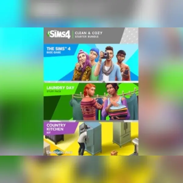 The Sims 4 Clean & Cozy Starter Bundle (DLC) — EA app, Standard