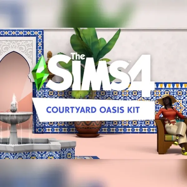 The Sims 4 Courtyard Oasis Kit (DLC) — Xbox One / Xbox Series X|S, Standard