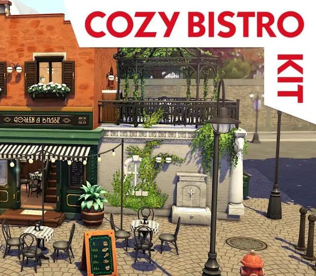 The Sims 4 - Cozy Bistro Kit DLC — EA app, Standard