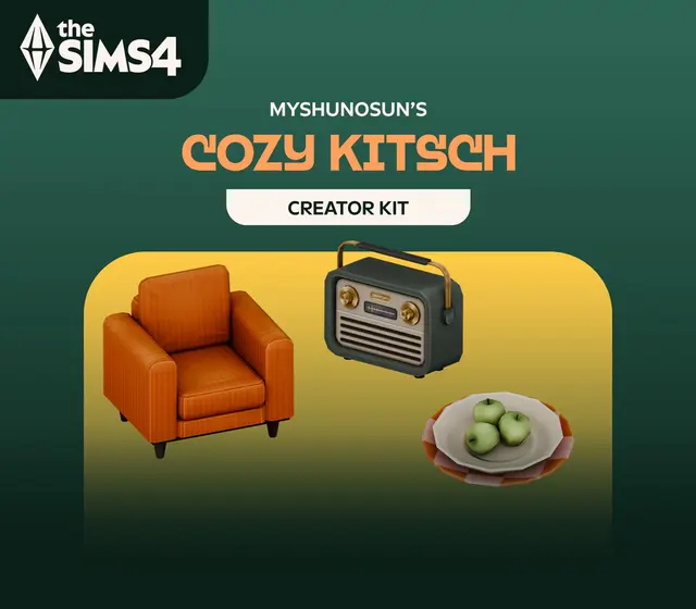 The Sims 4 - Cozy Kitsch Kit DLC — EA app, Standard
