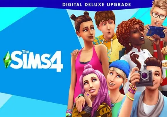 Jaquette de The Sims 4 - Digital Deluxe Upgrade DLC EN/DE/FR/IT/PL/PT/ZH/ES — DLC PC (Steam)
