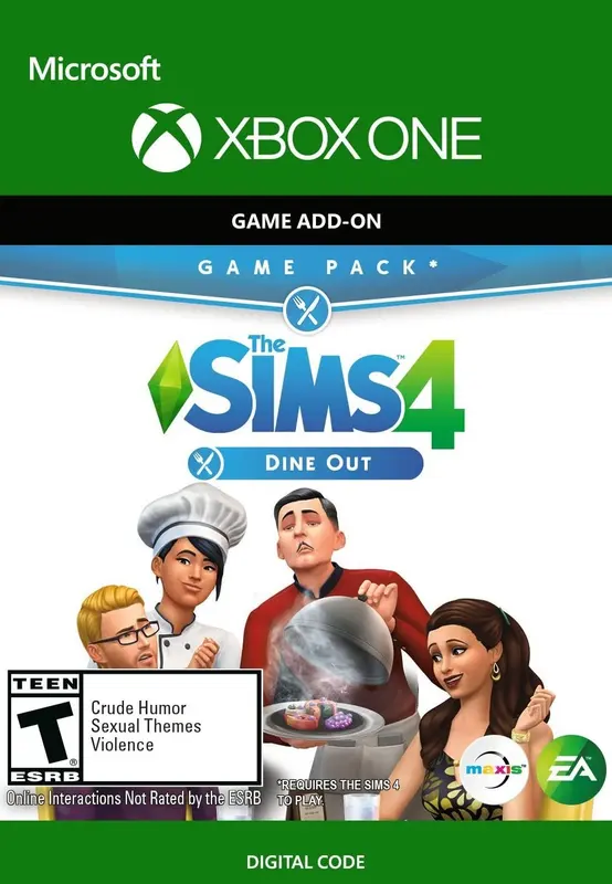 The Sims 4: Dine Out (DLC) — Xbox One, Standard