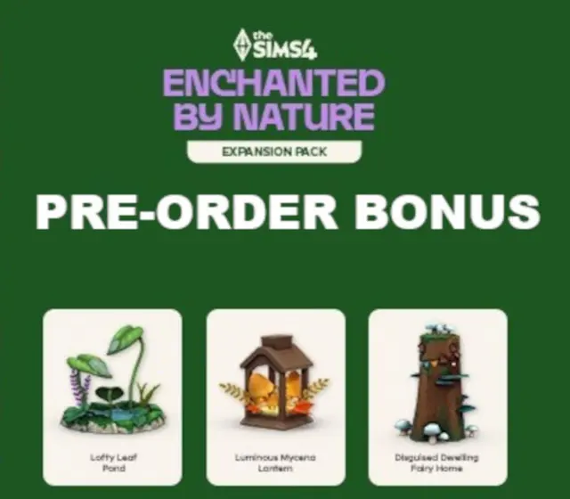 The Sims 4 - Enchanted by Nature - Pre-Order Bonus — EA app, Standard