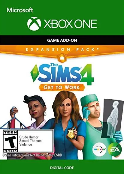 The Sims 4: Get to Work (DLC) — Xbox One, Standard
