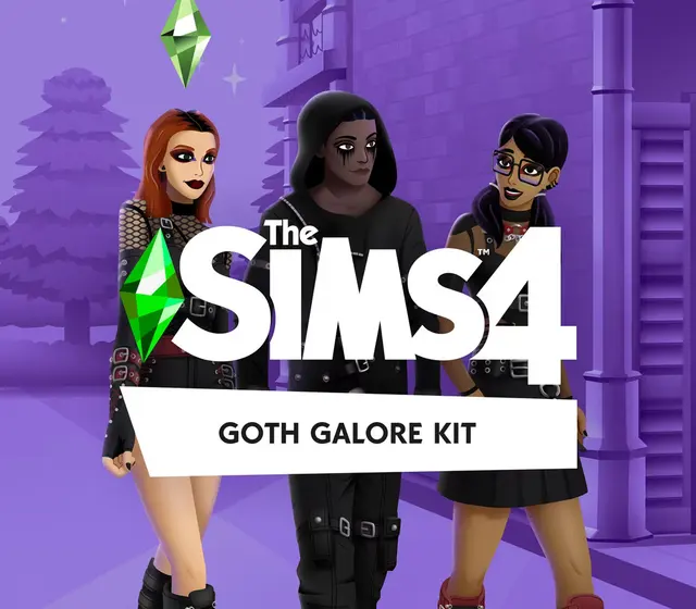 The Sims 4 - Goth Galore Kit DLC — EA app, Standard