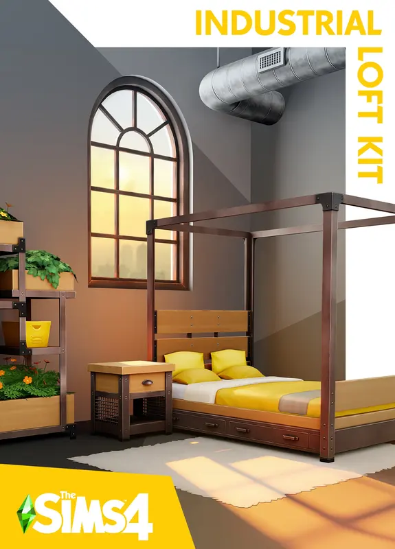The Sims 4 - Industrial Loft Kit (DLC) — EA app, Standard