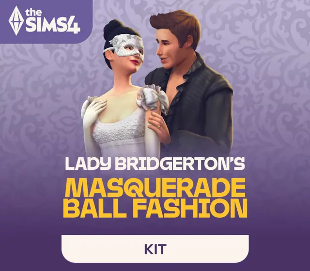 The Sims 4 - Lady Bridgerton’s Masquerade Ball Fashion Kit DLC DLC — Steam, Standard