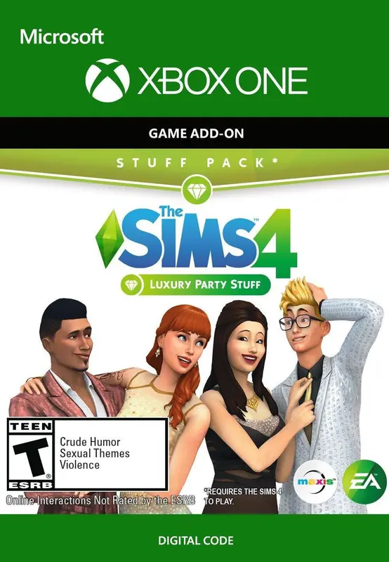 The Sims 4: Luxury Party Stuff (DLC) — Xbox One, Standard