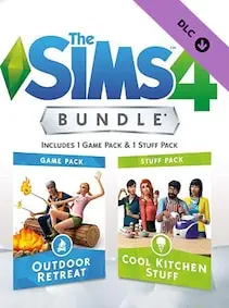 The Sims 4 Outdoor Retreat + Cool Kitchen Stuff — EA app, Standard