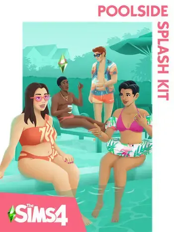 The Sims 4 Poolside Splash Kit DLC — EA app, Standard