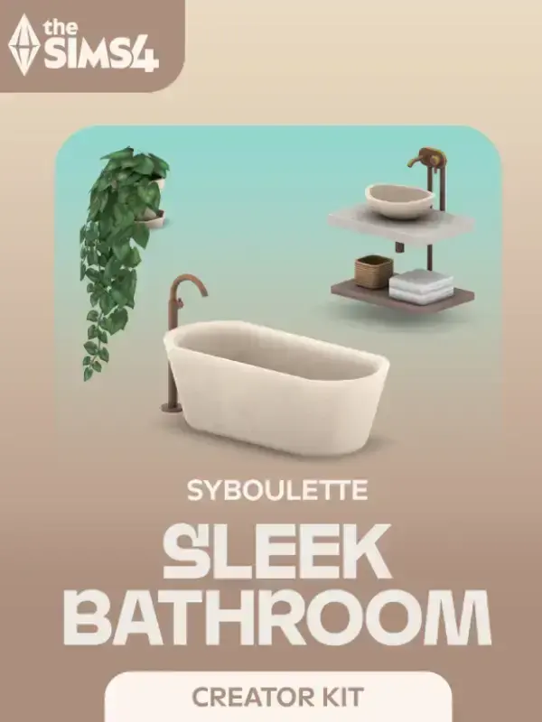 The Sims 4 Sleek Bathroom Kit DLC — EA app, Standard