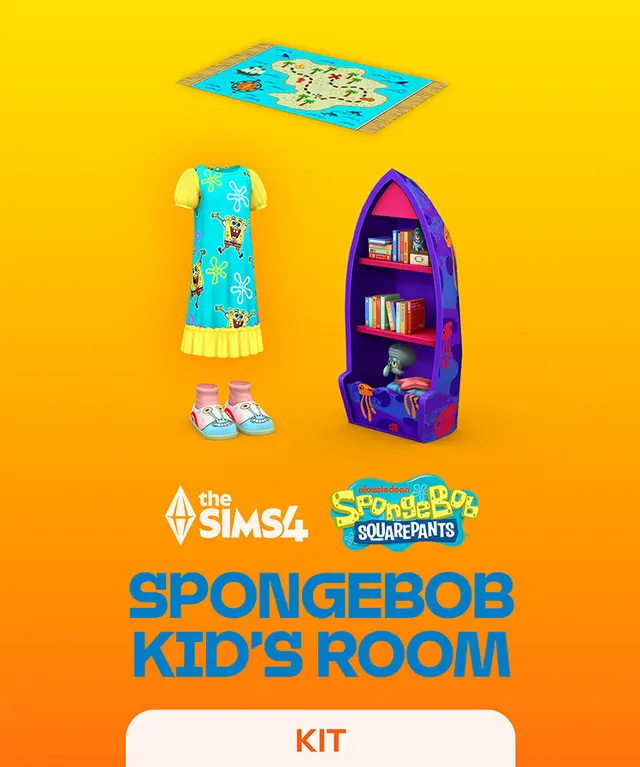 The Sims 4 SpongeBob Kid's Room Kit (DLC) — EA app, Standard