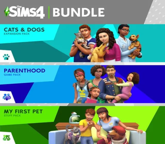 The Sims 4 - The Sims 4 Pet Lovers Bundle DLC — EA app, Standard
