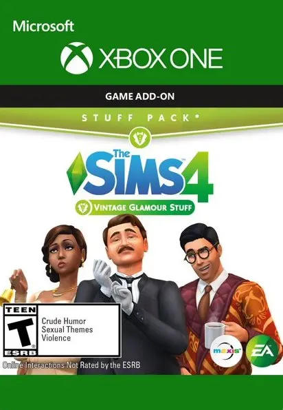 The Sims 4: Vintage Glamour Stuff (DLC) — Xbox Live, Standard
