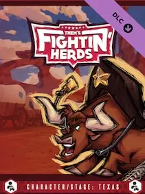 Them's Fightin' Herds - Character/Stage: Texas — Steam, Standard