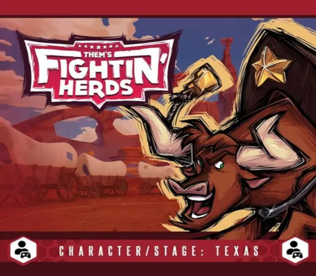 Them's Fightin' Herds - Character/Stage: Texas DLC — Steam, Standard