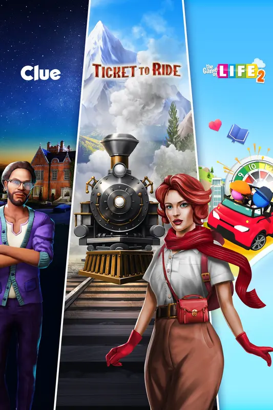 Ticket to Ride®, Clue and The Game of Life 2 – Classic Board Game Bundle — Xbox Live, Standard