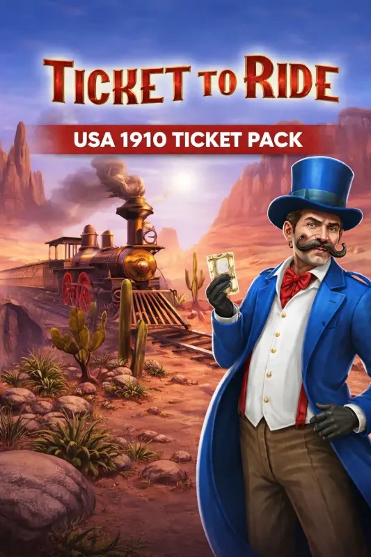 Ticket to Ride - USA 1910 Ticket Pack DLC — Steam, Standard