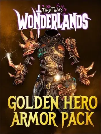 Tiny Tina's Wonderlands Golden Hero Armor Pack DLC — Epic Games, Gold