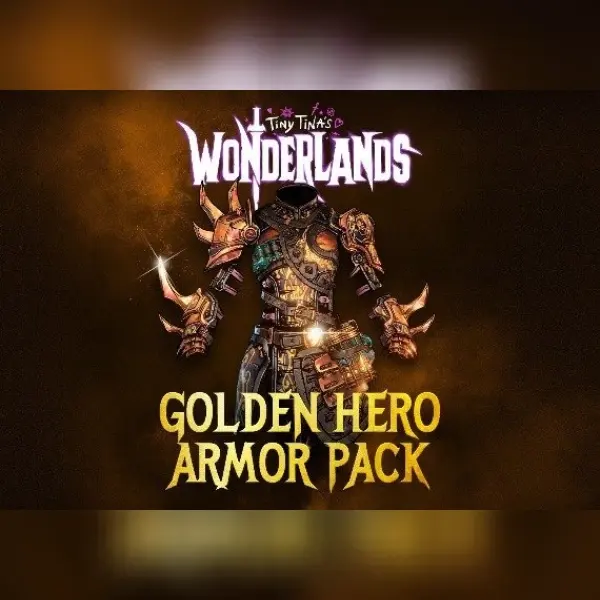 Tiny Tina's Wonderlands: Golden Hero Armor Pack (DLC) — Epic Games, Standard