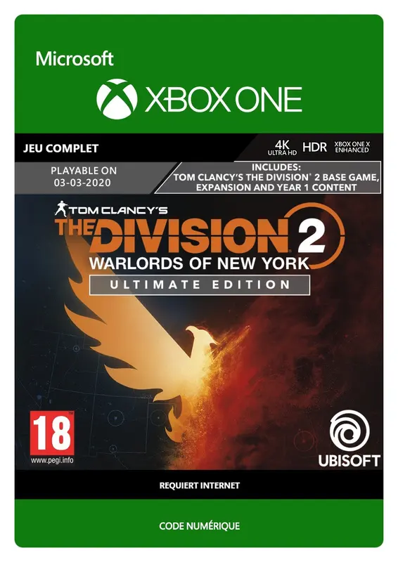Tom Clancy`s The Division 2 Warlords Of New York Ultimate Edition — Xbox One, Ultimate Edition