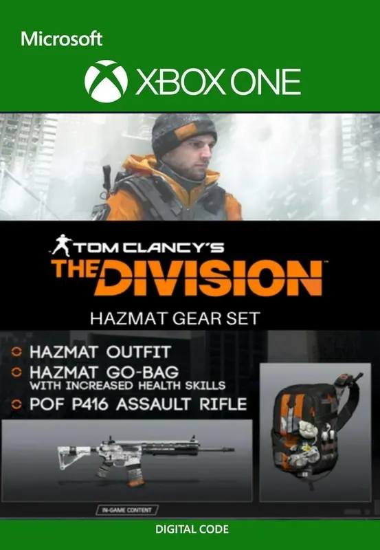 Tom Clancy's The Division - Hazmat Gear Set (DLC) — Xbox Live, Standard