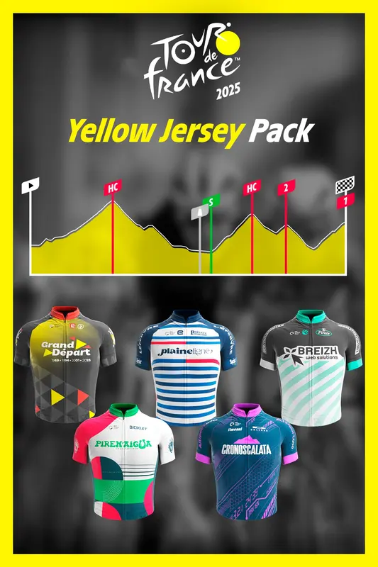Tour de France 2025 - Yellow Jersey Pack (DLC) — Steam, Standard