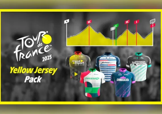 Tour de France 2025 - Yellow Jersey Pack DLC EN/DE/FR/IT/ES/DA — Steam, Standard