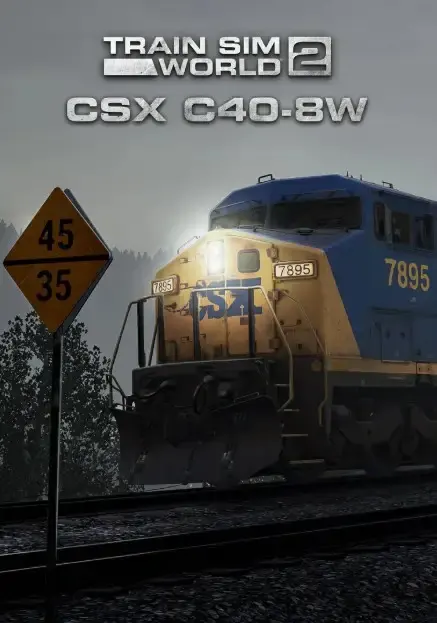 Train Sim World 2 CSX C40-8W Loco DLC — Steam, Standard