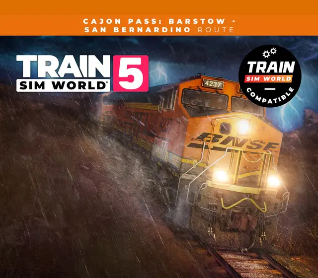 Train Sim World 5: Cajon Pass: Barstow - San Bernardino Route Add-On DLC — Steam, Standard