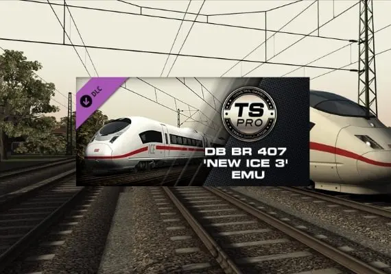 Train Simulator: DB BR 407 ‘New ICE 3’ EMU DLC EN/DE/FR/IT/PL/RU/ZH/ES — Steam, Standard