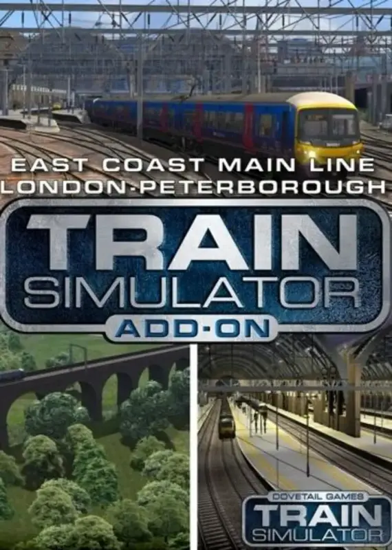 Train Simulator East Coast Main Line London-Peterborough Route DLC — Steam, Standard