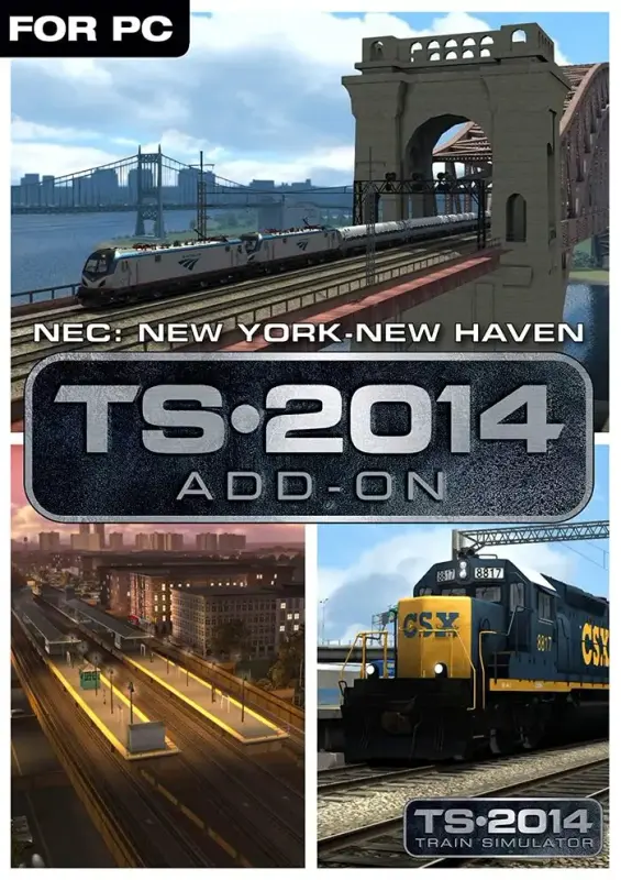Train Simulator NEC New York-New Haven Route DLC — Steam, Standard