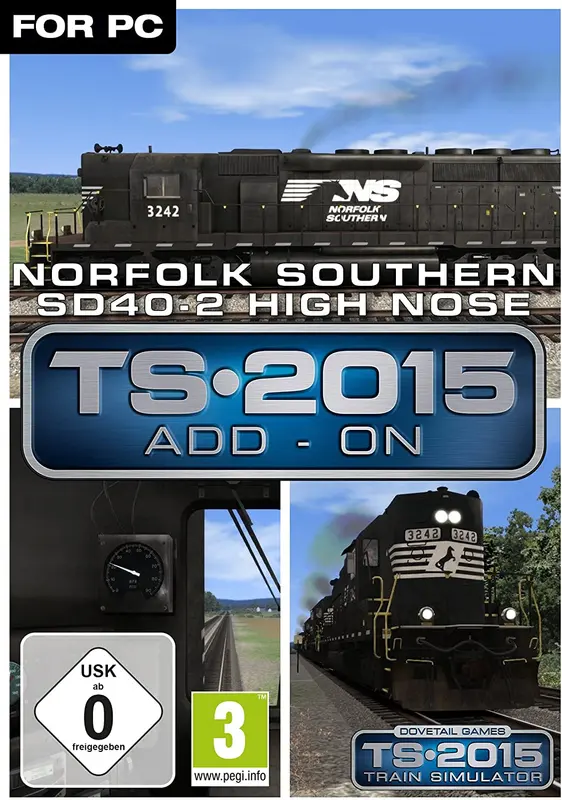 Train Simulator: Norfolk Southern SD40-2 High Nose Loco (DLC) — Steam, Standard