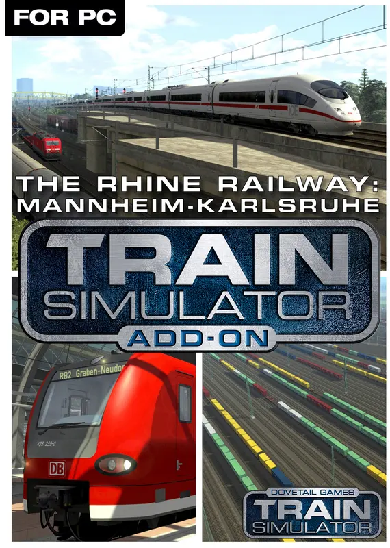 Train Simulator: The Rhine Railway: Mannheim - Karlsruhe Route (DLC) — Steam, Standard